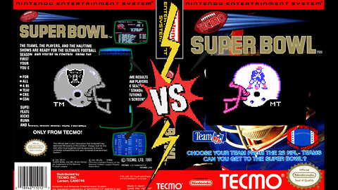 Tecmo Super Bowl - NES (millan_1995 vs Nazcas Last Son) Online Matches