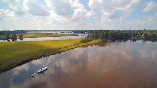 Old Redding Ferry Landing (Aerial)