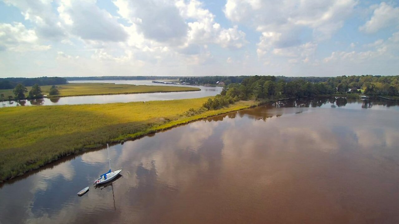 Old Redding Ferry Landing (Aerial)