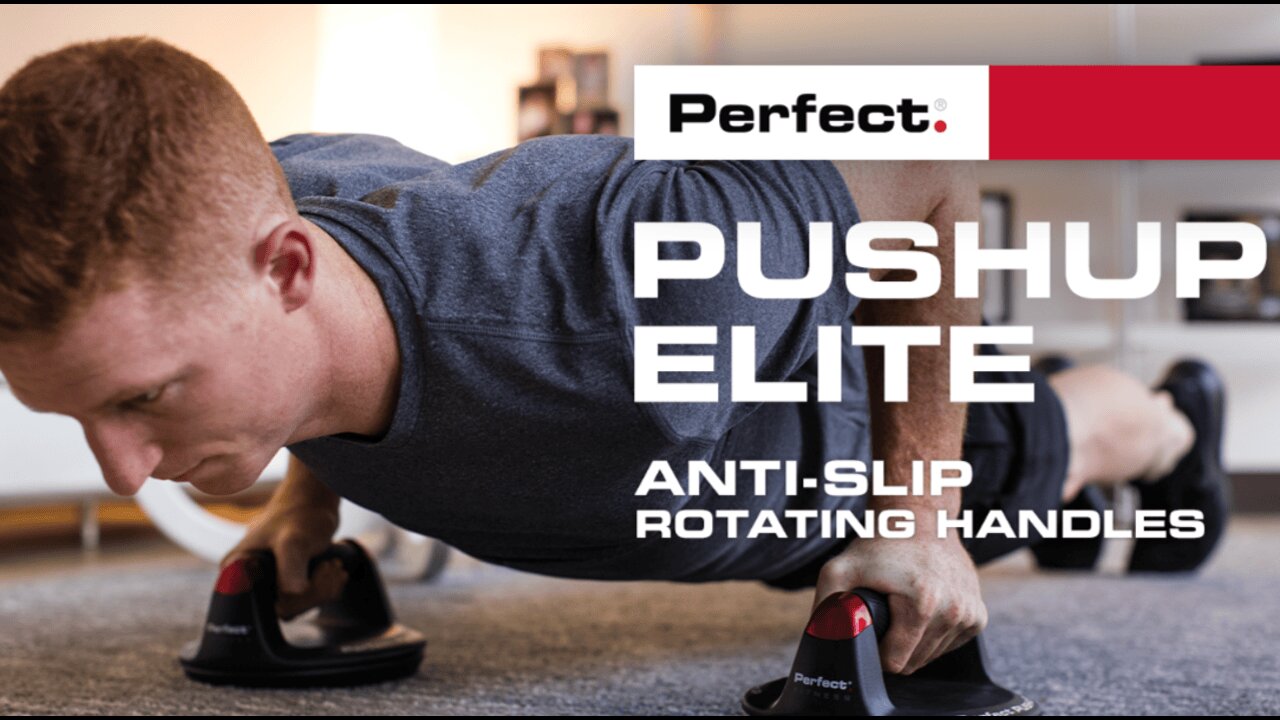 Perfect Pushup Elite - Rotating Handle Design with Steel Ball Bearings