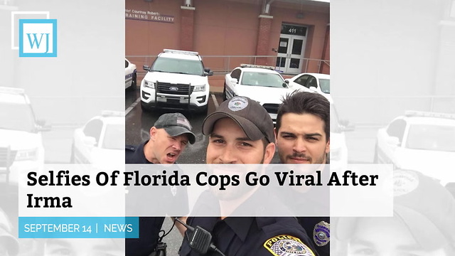 Selfies Of Florida Cops Go Viral After Irma