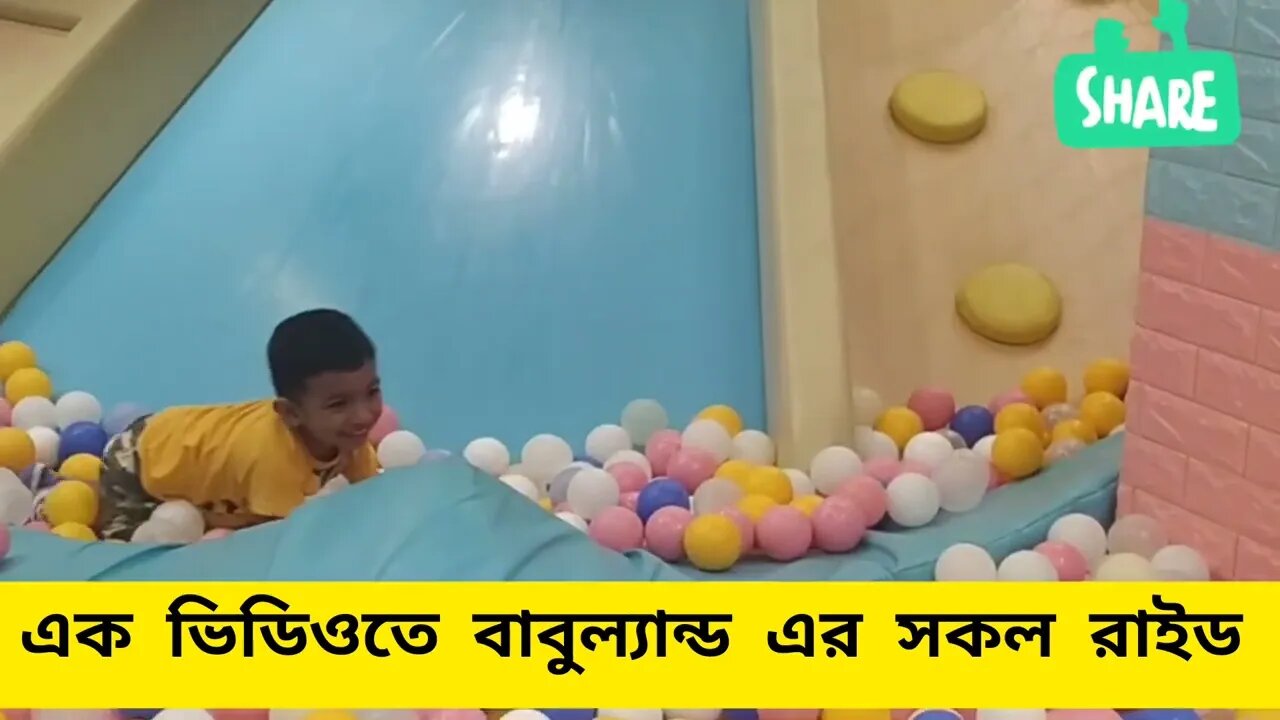 এক ভিডিওতে বাবুল্যান্ড এর সকল রাইড‌