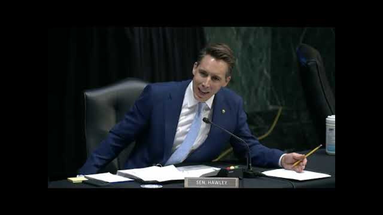 Sen. Hawley Astonished at Head of Southern Border Saying that Title 42 Would EASE The Border Crisis