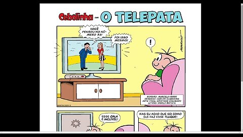 Cebolinha Em O Telepata [Pause o Vídeo Caso Não Consiga Ler]