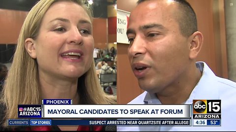 Phoenix mayoral candidates to speak at forum