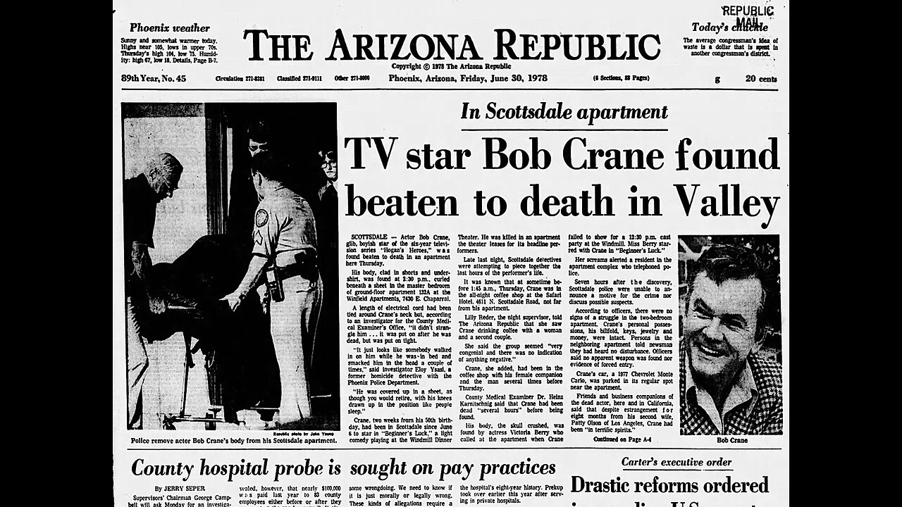 The Murder of Bob Crane.