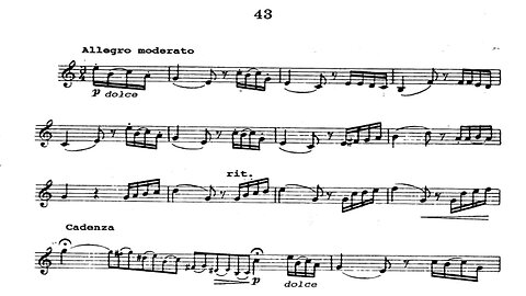 [TRUMPET ETUDE] Wurm 45 Easy Etudes for Trumpet - 43