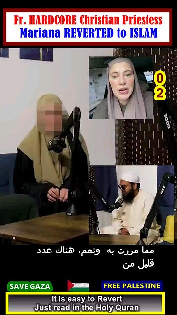 Former HARDCORE Christian Priestess Mariana REVERT to ISLAM 02 داعية مسيحية متشددة تعتنق الاسلام
