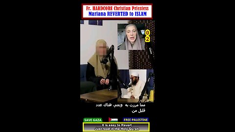 Former HARDCORE Christian Priestess Mariana REVERT to ISLAM 02 داعية مسيحية متشددة تعتنق الاسلام