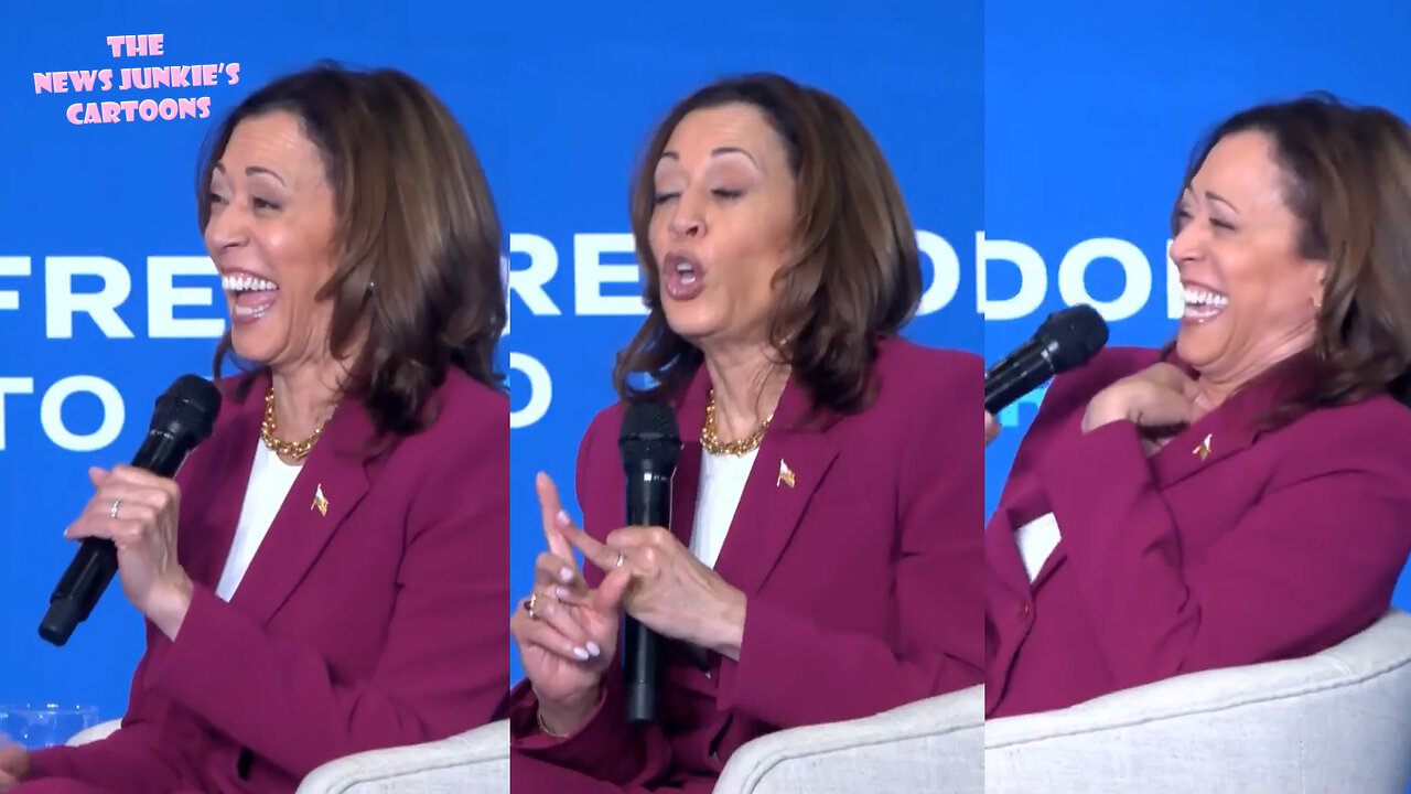 Cackling multimillionaire Kamala tells young voters "to aspire to create wealth" while she "choose to live a life of public service" & use someone else's money to pay mortgages & debts for a group of people of her choice.