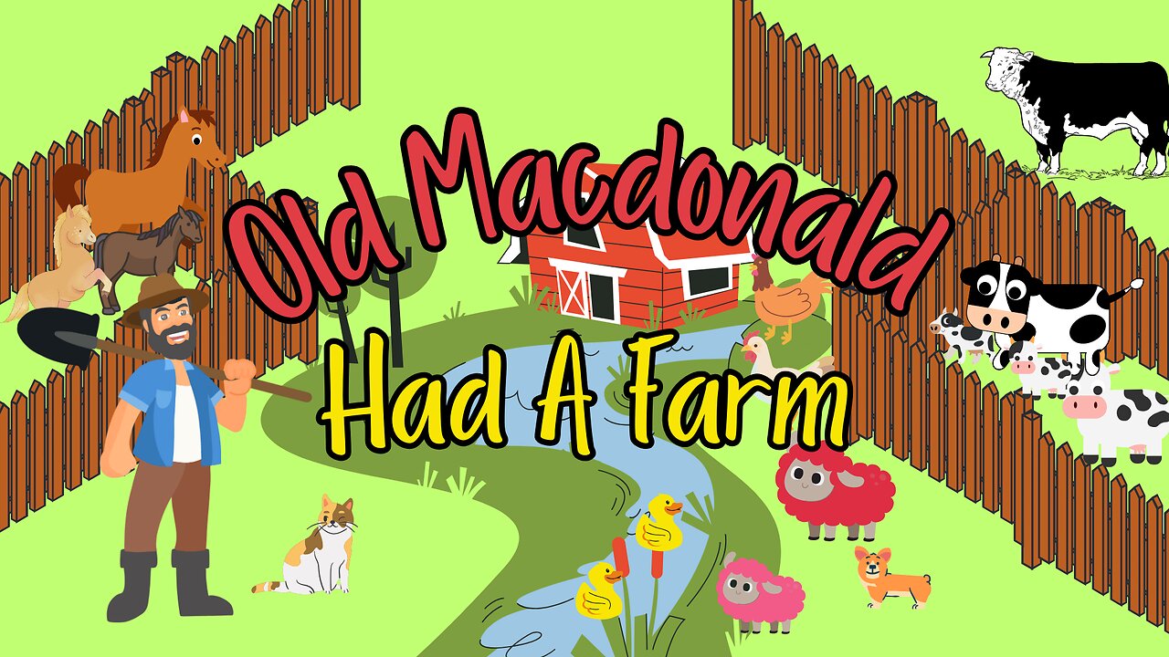 Old Macdonald Had A Farm | Peom | Classic Nursery Rhyme For Kids .