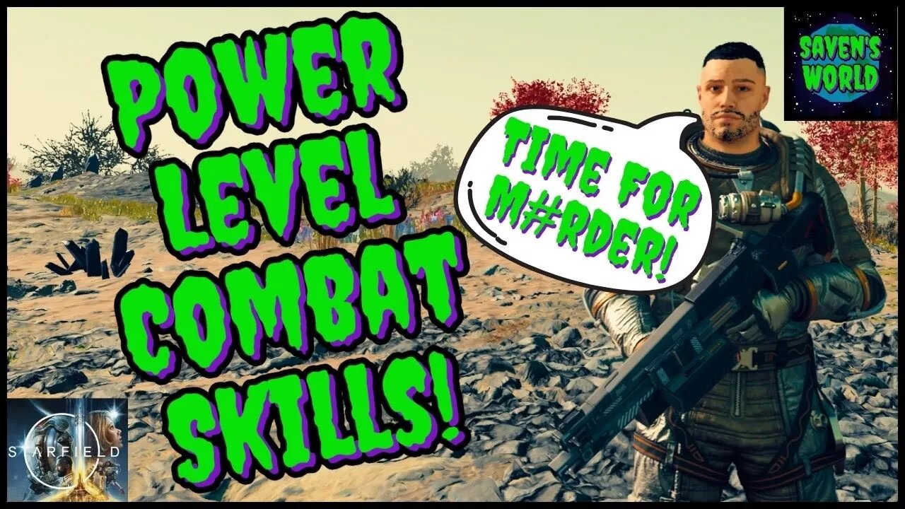 Starfield - How To Power Level Combat Skills - Become A Combat God!!!