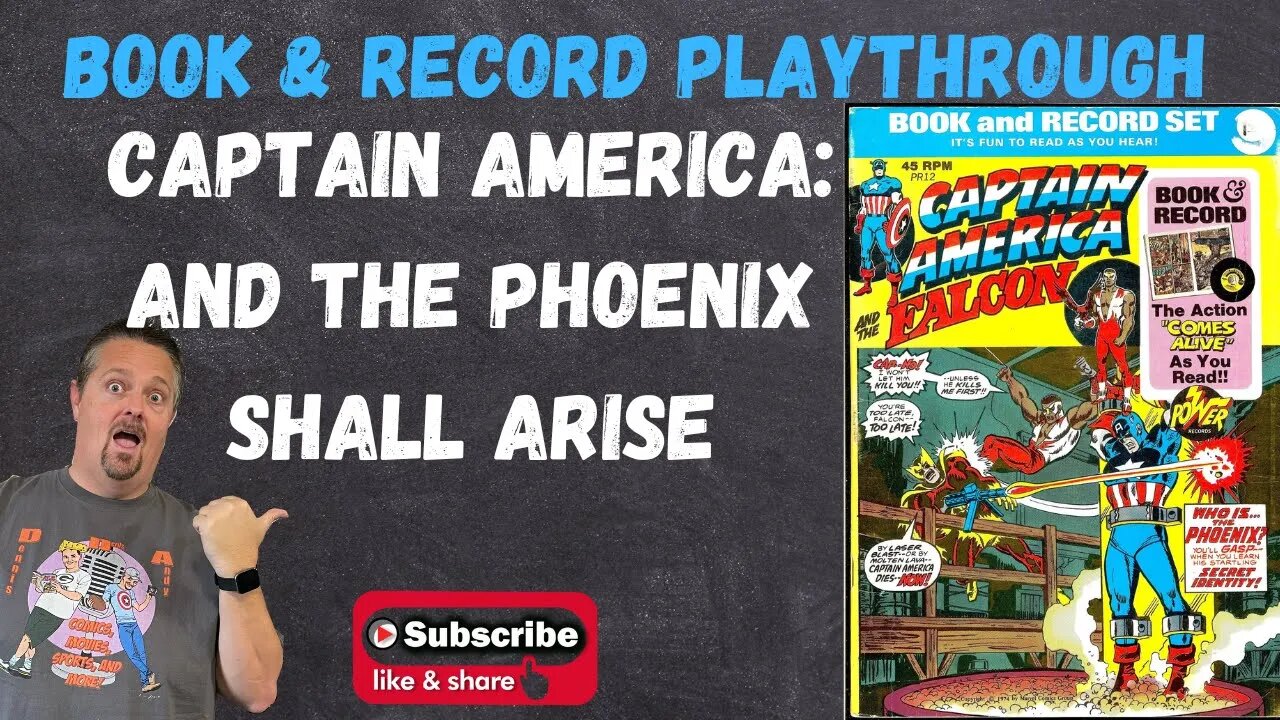 Playthrough of the Vintage Captain America: And the phoenix Shall Arise and Record Set 1974 PR12