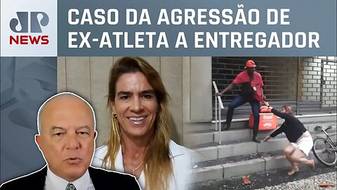 Sandra Mathias presta depoimento sobre caso de agressão; Roberto Motta comenta