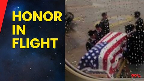 Airline Worker's Emotional Anthem for Fallen Veteran Goes Viral