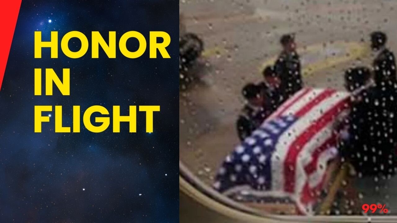 Airline Worker's Emotional Anthem for Fallen Veteran Goes Viral