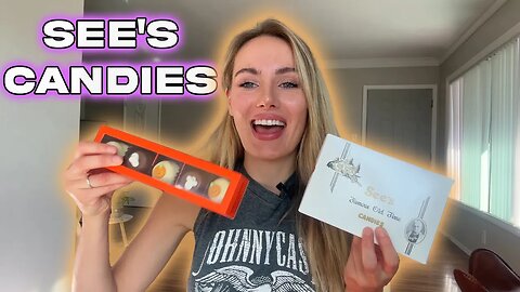 See's Candies! I Try Them For The First Time! And Halloween See's Candies!!