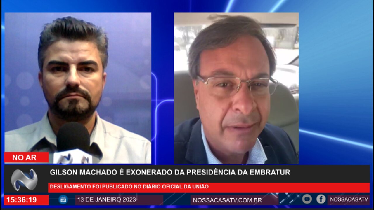 Gilson Machado é exonerado da presidência da Embratur