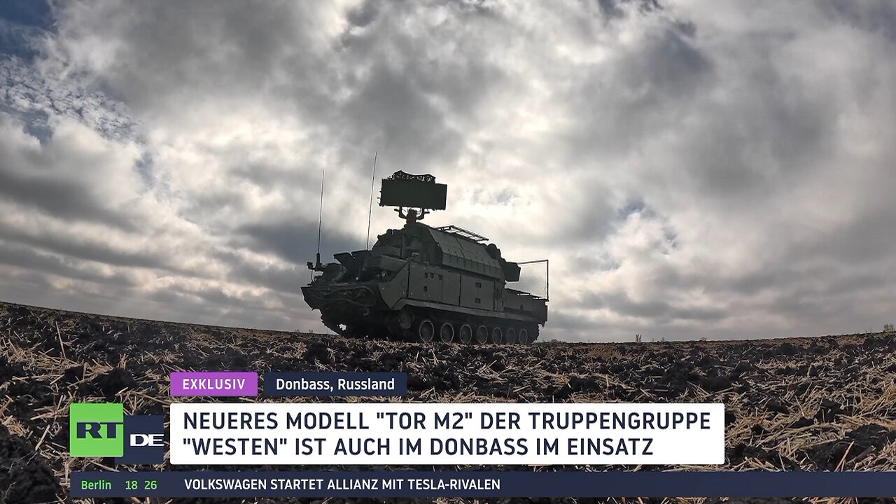 Exklusiv von der Donbass-Front: Luftabwehrkomplex Tor-M2 im Einsatz