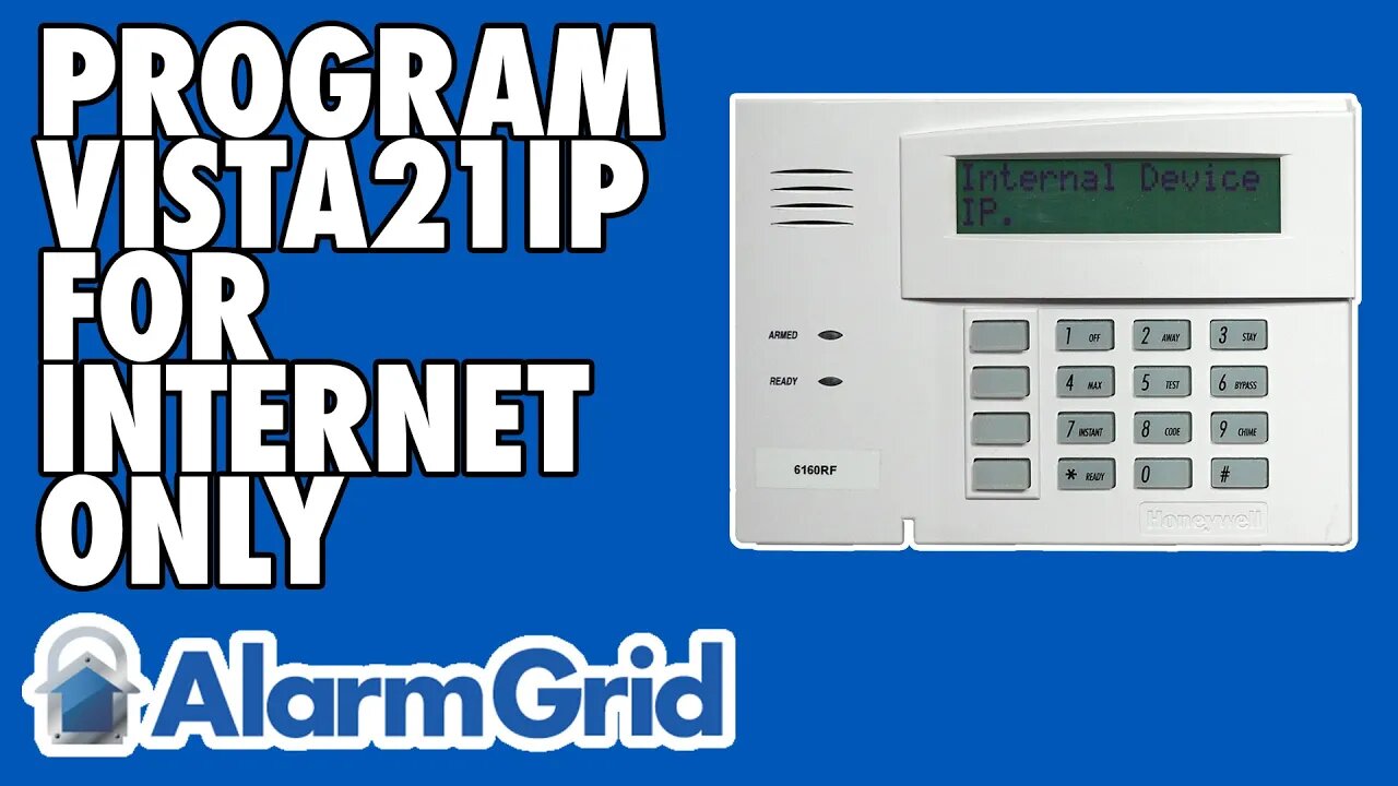 Programming the VISTA-21iP To Use IP Only