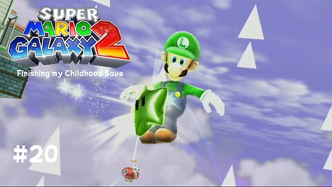 Super Mario Galaxy 2: Finishing my Childhood Save - Part 20: World 4 Green Stars