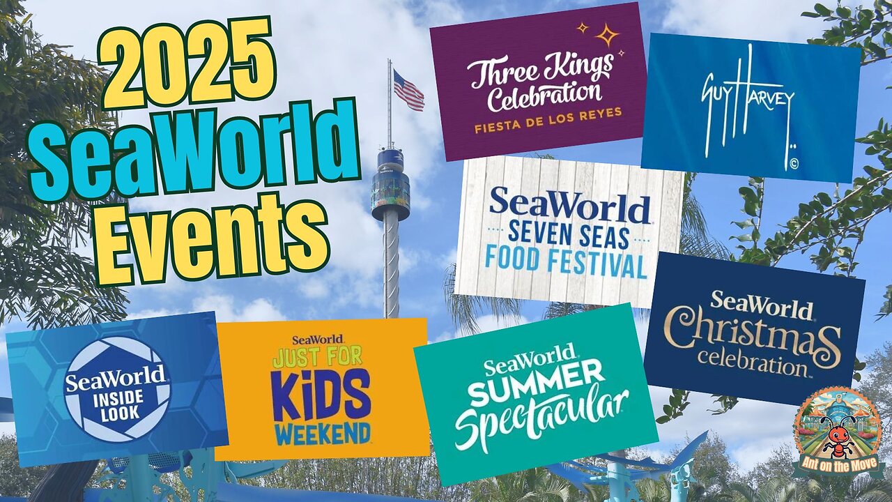 From Festivals to Fireworks: 2025 SeaWorld Orlando Event Lineup!