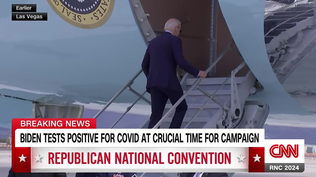 Joe Biden says he's not getting more frail, tests positive for Covid, struggles up stairs