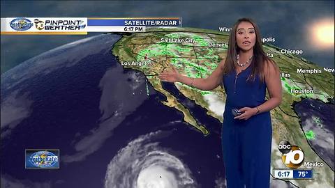 10News Pinpoint Weather with Meteorologist Angelica Campos