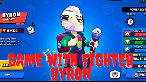 GAME WITH FIGHTER BYRON REVIEW GAME BRAWL STARS