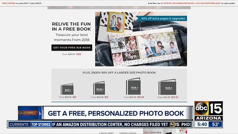 Get a free, personalized photo book