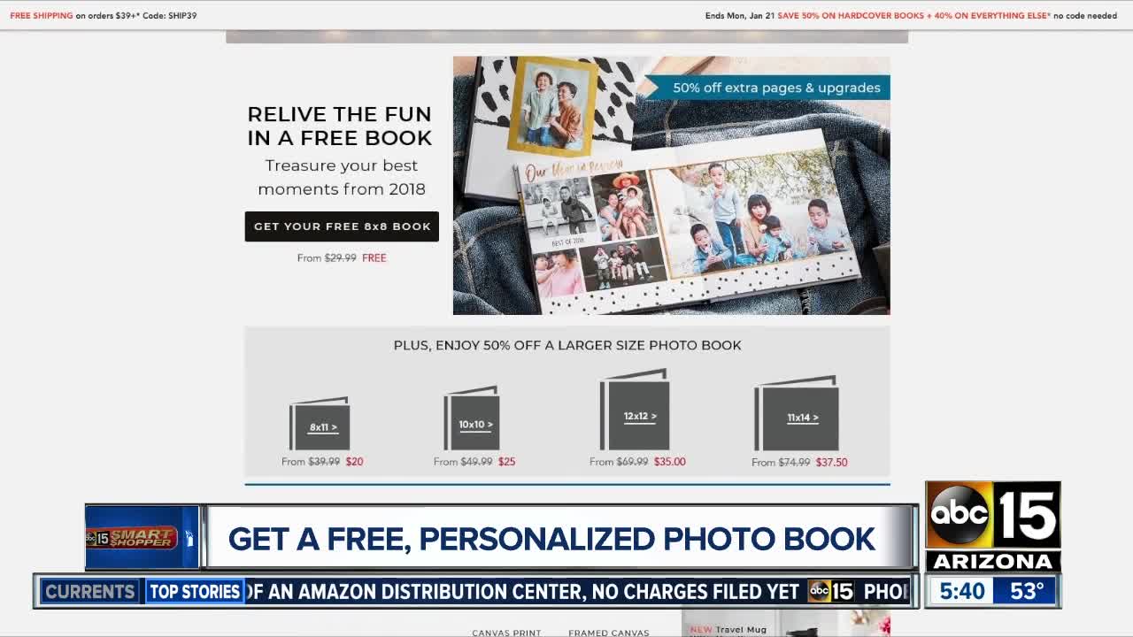 Get a free, personalized photo book