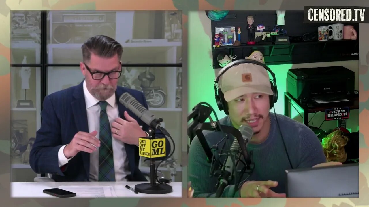 Ryan walks out on Gavin McInnes mid show (GoML Censored TV) 😂