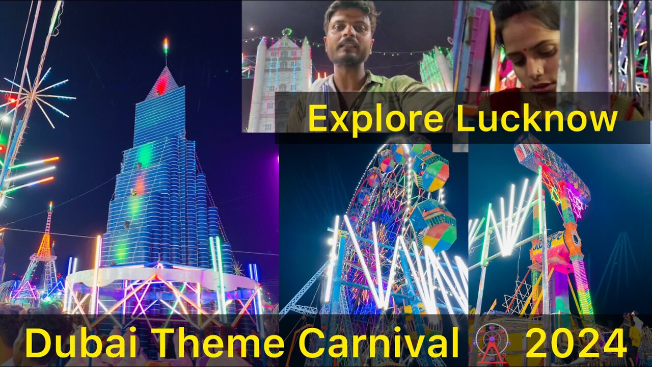 Dubai Theme Carnival Lucknow 2024 | IIM Mela Lucknow | Dubai Mela 2024 Lucknow |