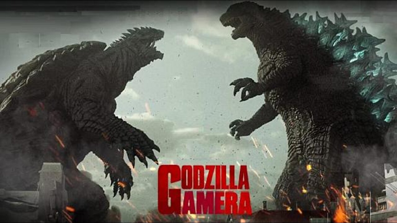 GODZILLA VS GAMERA Earth-Shaking Titanic Battle of Modern Era Giants - A "WHAT IF?" FILM CLIP