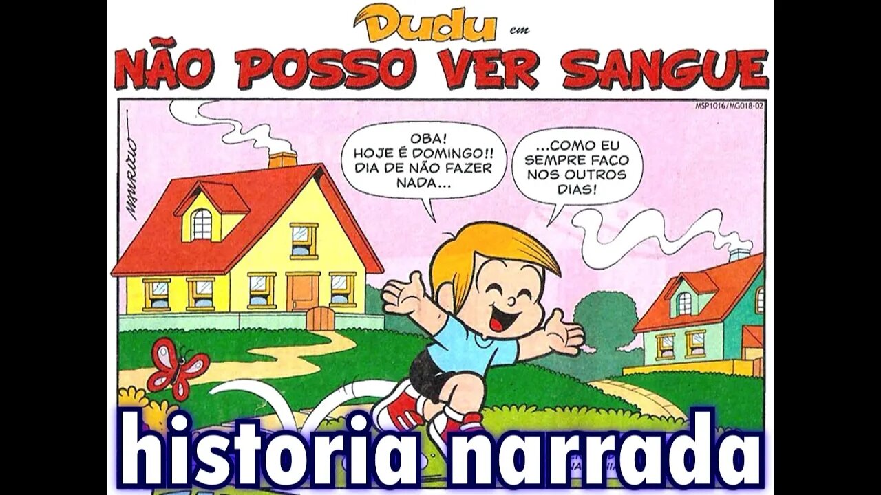 Dudu em-Não posso ver sangue | Gibis do Rapha