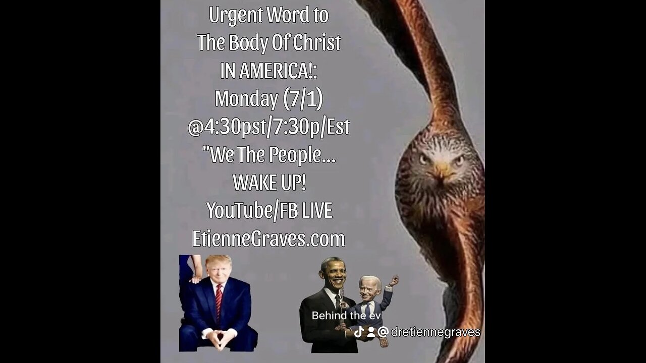 "Wake UP!" (Urgent Word to the Body Of Christ In America)- Etienne Miller Graves