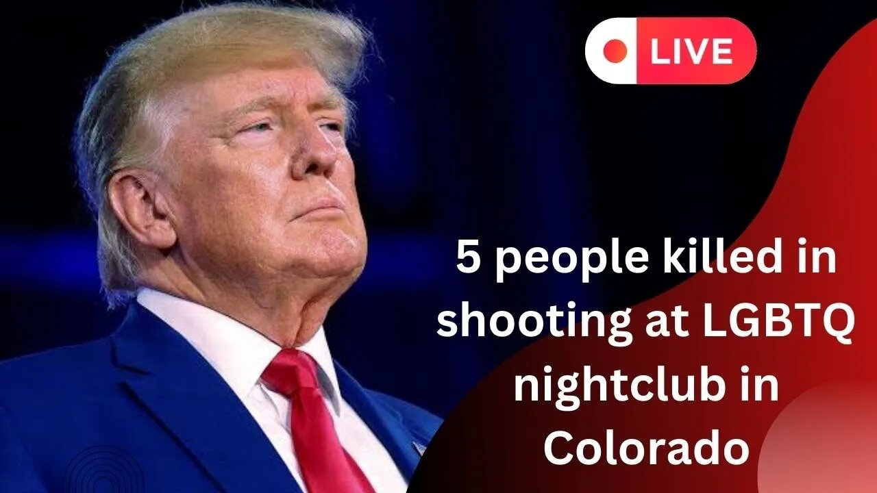 Hear what Trump said about possibly returning to Twitter || 5 people killed in shooting at LGBTQ