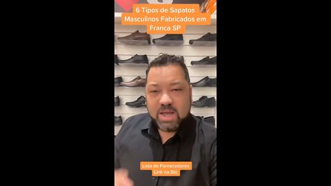 6Tipos de Sapatos Fabricados em Franca SP