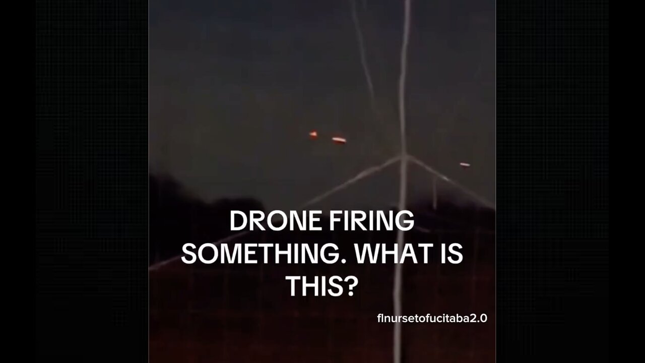 Drone Firing Something in New Jersey