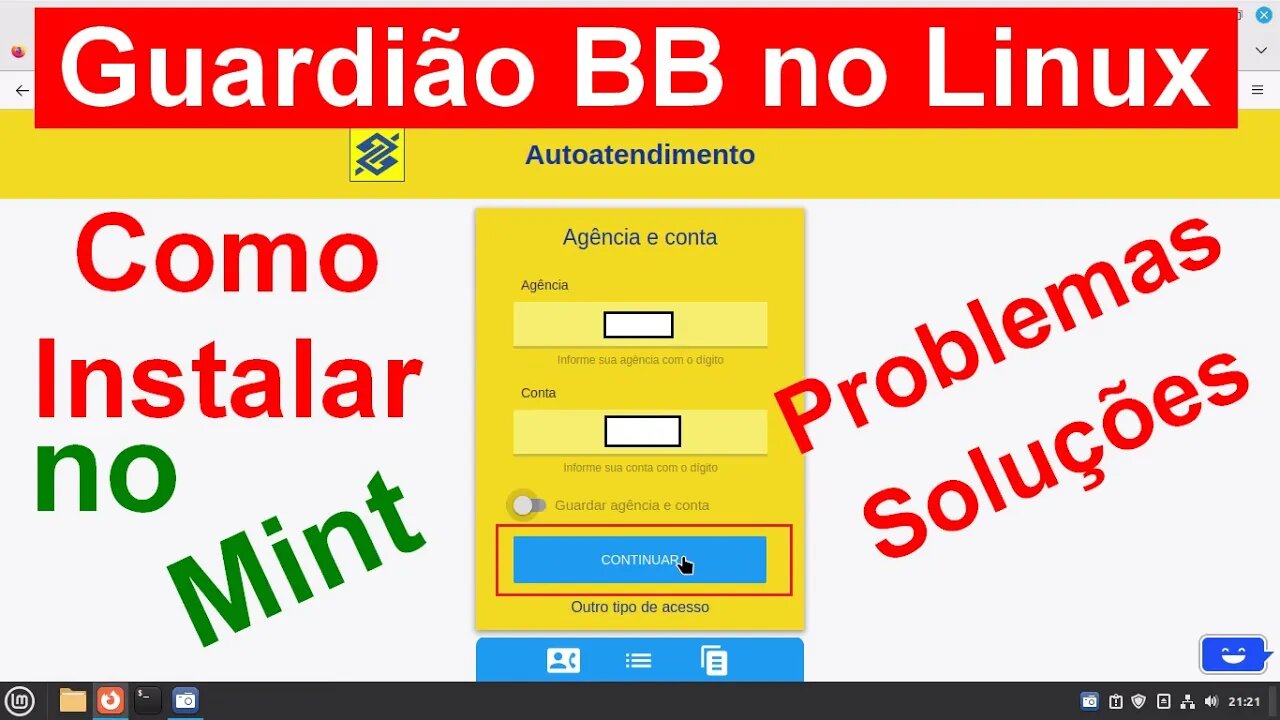 Instalando o Guardião BB (Banco do Brasil) no Linux Mint 21.2 Victoria. Problemas e Soluções