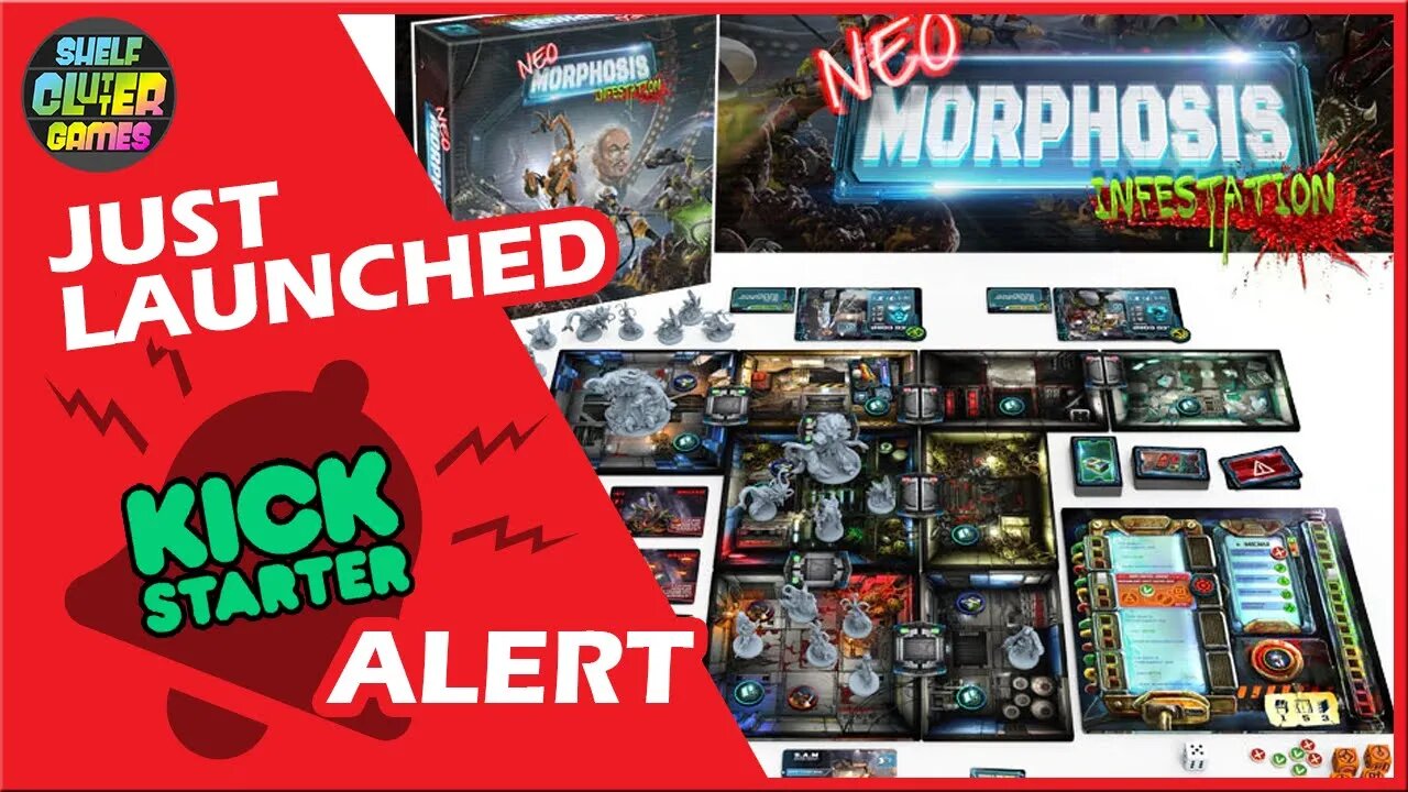 🚀️ Neo-Morphosis: Infestation | Kickstarter Board Game Details & Alert [re-upload with audio fix]