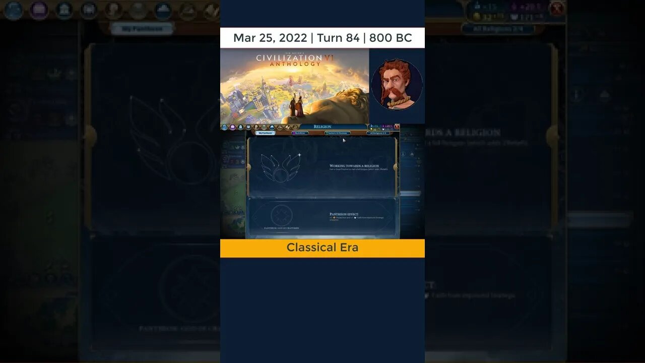 #oneturnadaychallenge #civ6 – Turn 84 - CONSPIRACY! #shorts