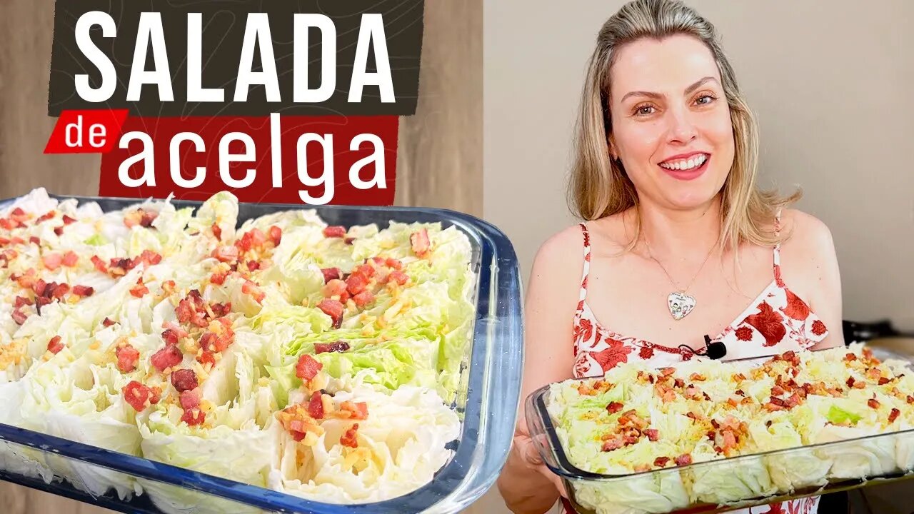 A SALADA DE ACELGA MAIS GOSTOSA QUE EXISTE! DO RESTAURANTE PARA SUA CASA