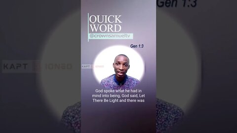 Let There Be Light 🔥🔥🔥