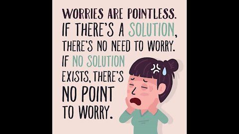 Worries are pointless [GMG Originals]
