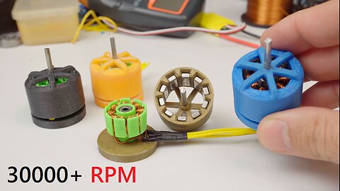 3D Printed Brushless Motor / Drone Motor