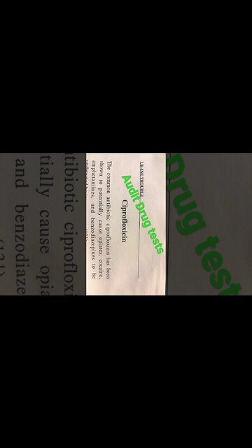 Audit Drug tests 2 #minds