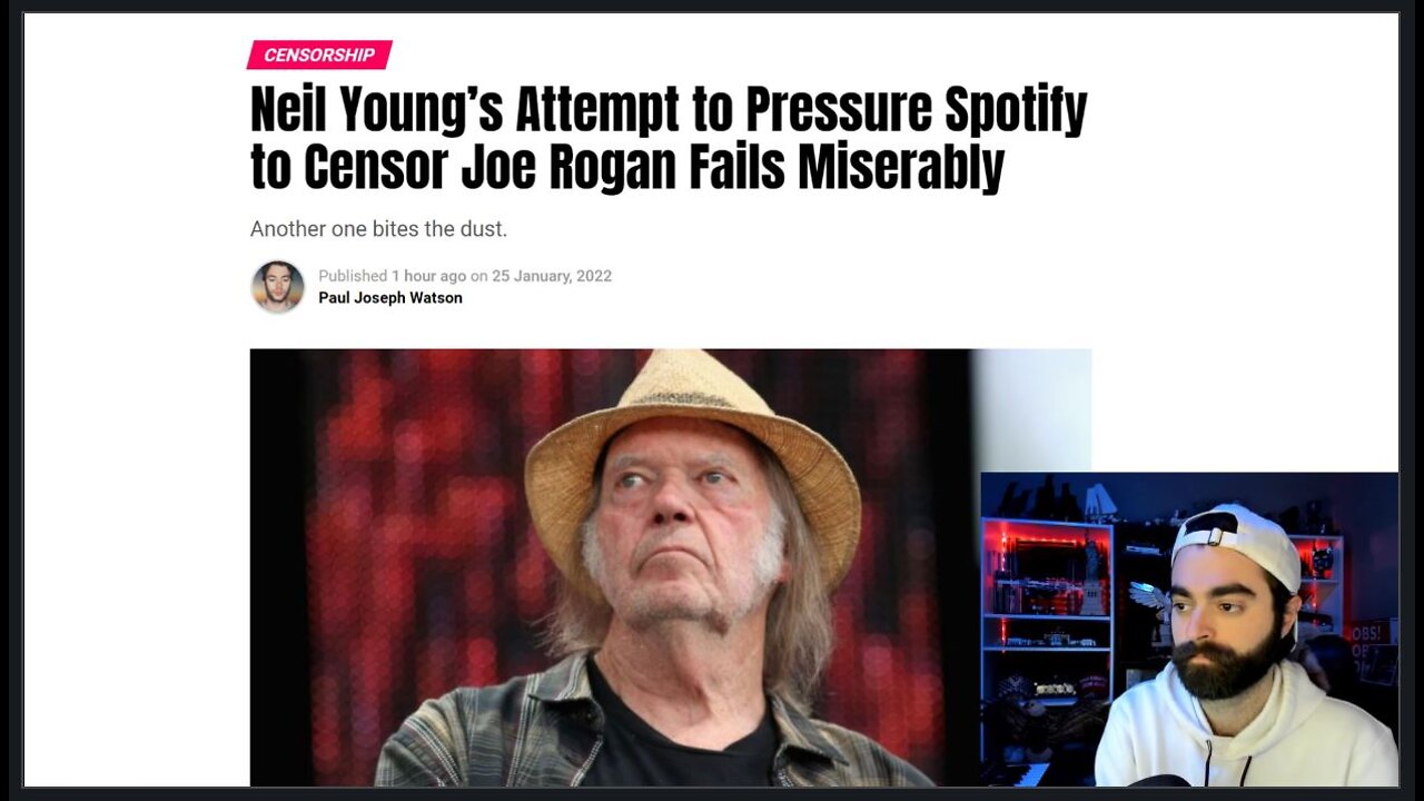 WEAK Neil Young's Attempt To Bring Down The POWERFUL Joe Rogan FAILS MISERABLY!