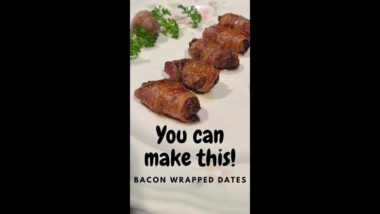 How to Make Bacon Wrapped Dates in the Air Fryer #Shorts