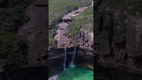 Ever seen a waterfall into the ocean before? 🫠